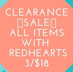 CLEARANCE SALE